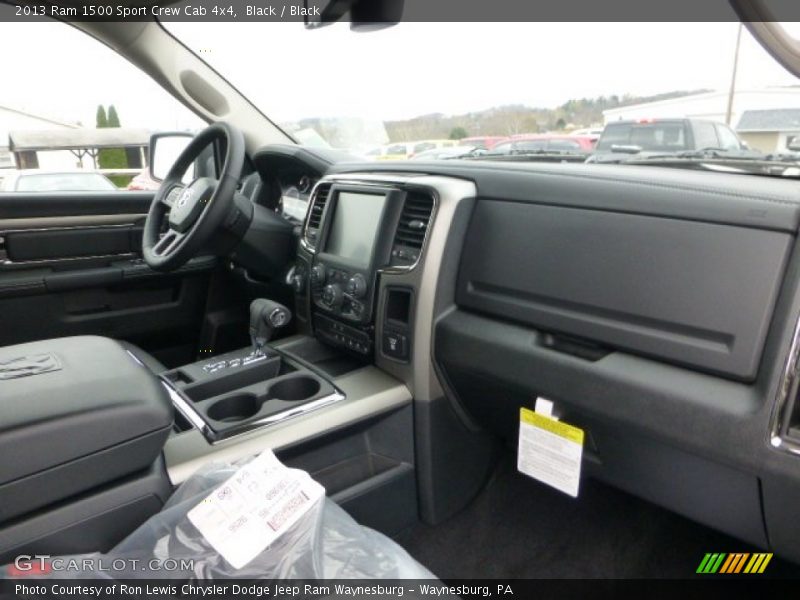 Black / Black 2013 Ram 1500 Sport Crew Cab 4x4