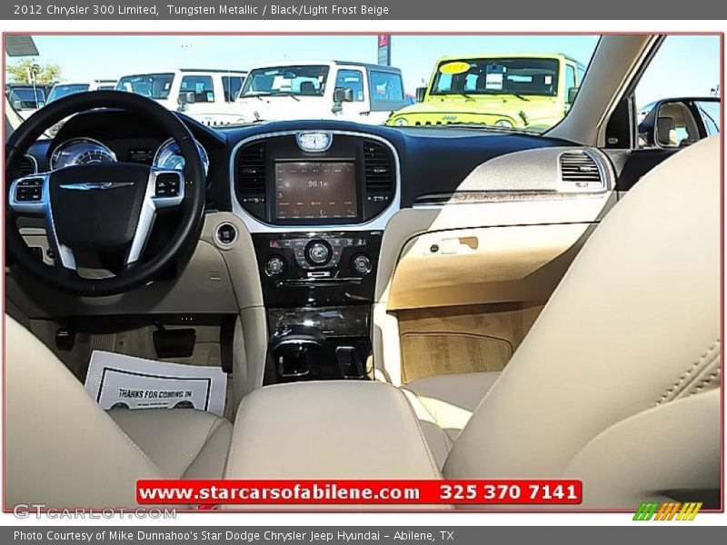 Tungsten Metallic / Black/Light Frost Beige 2012 Chrysler 300 Limited