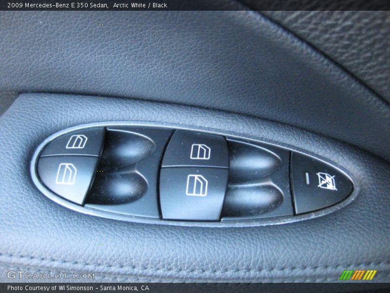 Arctic White / Black 2009 Mercedes-Benz E 350 Sedan