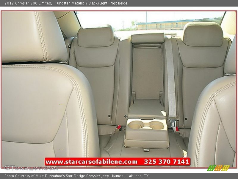 Tungsten Metallic / Black/Light Frost Beige 2012 Chrysler 300 Limited