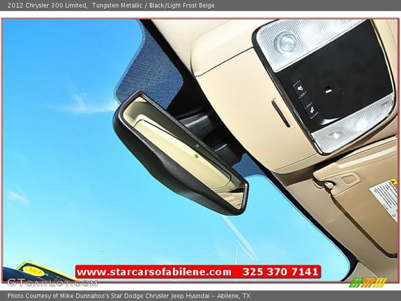 Tungsten Metallic / Black/Light Frost Beige 2012 Chrysler 300 Limited