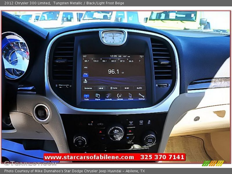Tungsten Metallic / Black/Light Frost Beige 2012 Chrysler 300 Limited