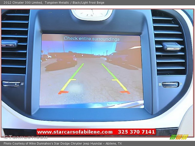 Tungsten Metallic / Black/Light Frost Beige 2012 Chrysler 300 Limited