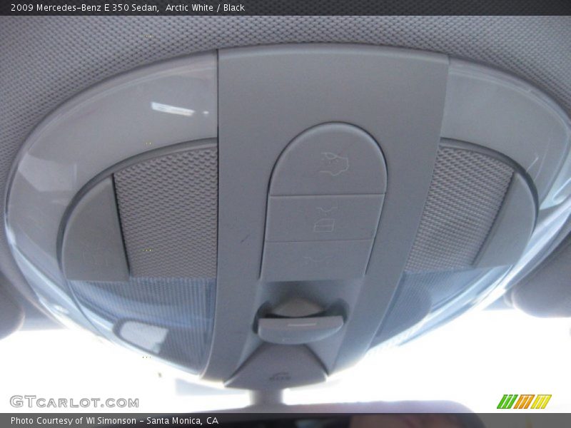 Arctic White / Black 2009 Mercedes-Benz E 350 Sedan
