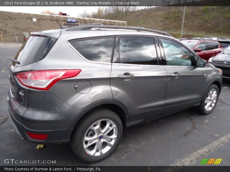 Sterling Gray Metallic / Charcoal Black 2013 Ford Escape SE 2.0L EcoBoost 4WD