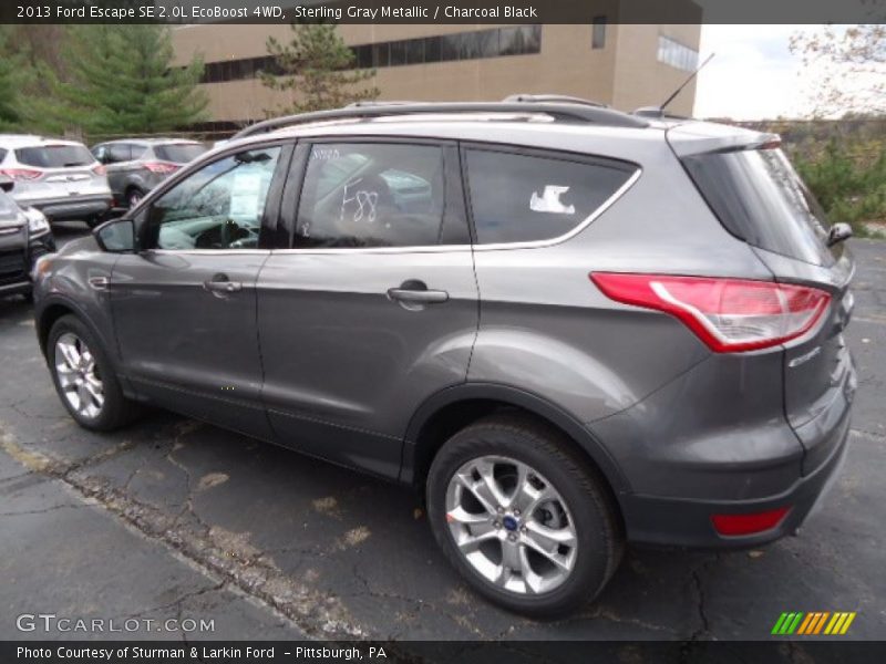 Sterling Gray Metallic / Charcoal Black 2013 Ford Escape SE 2.0L EcoBoost 4WD