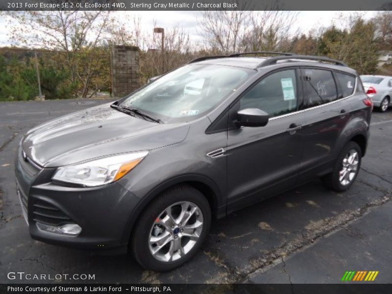 Sterling Gray Metallic / Charcoal Black 2013 Ford Escape SE 2.0L EcoBoost 4WD