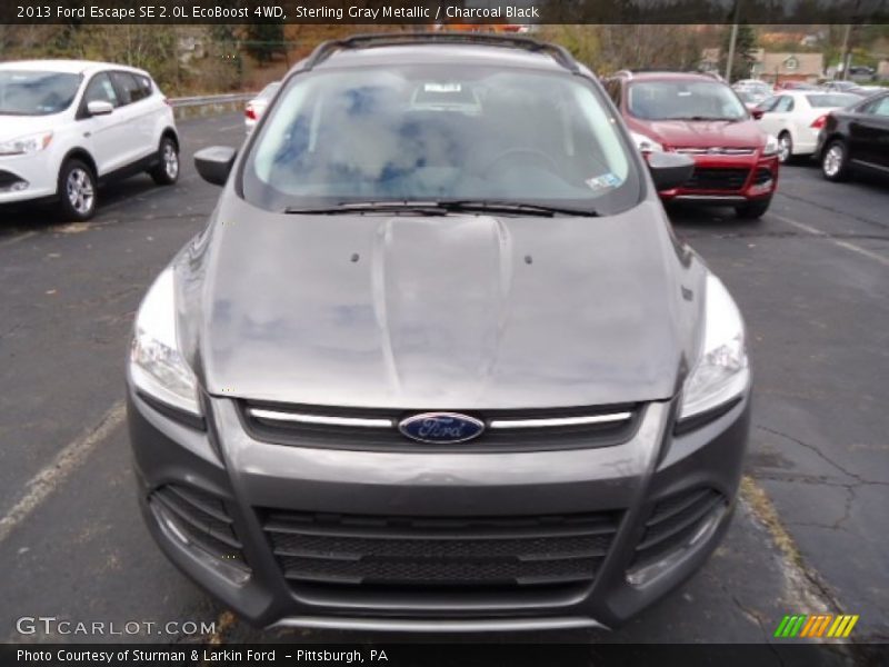 Sterling Gray Metallic / Charcoal Black 2013 Ford Escape SE 2.0L EcoBoost 4WD