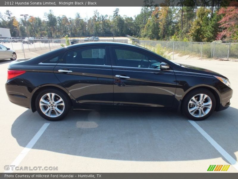 Midnight Black / Black 2012 Hyundai Sonata Limited