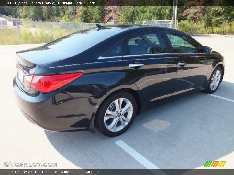 Midnight Black / Black 2012 Hyundai Sonata Limited