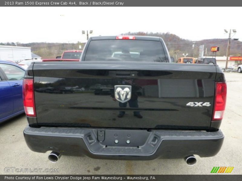 Black / Black/Diesel Gray 2013 Ram 1500 Express Crew Cab 4x4