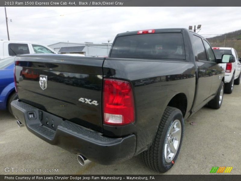 Black / Black/Diesel Gray 2013 Ram 1500 Express Crew Cab 4x4