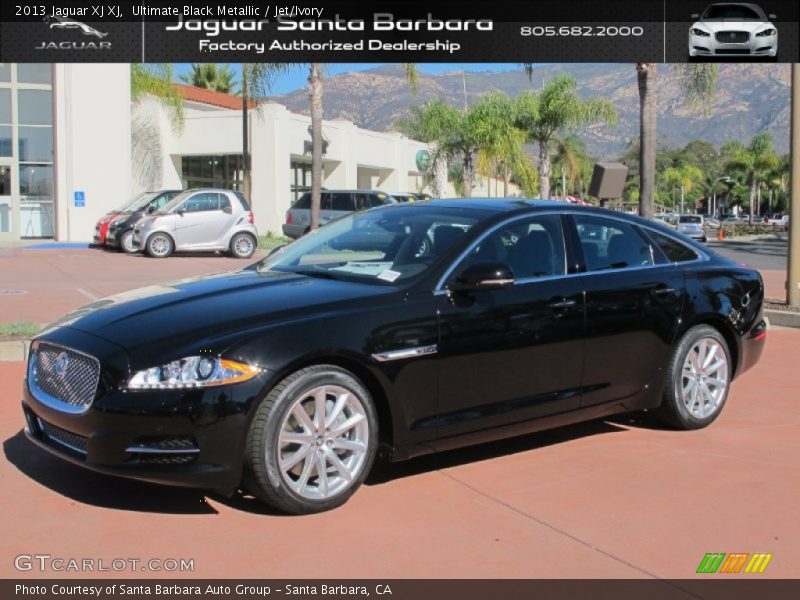 Ultimate Black Metallic / Jet/Ivory 2013 Jaguar XJ XJ