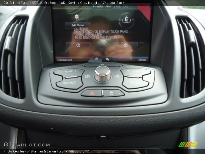 Sterling Gray Metallic / Charcoal Black 2013 Ford Escape SE 2.0L EcoBoost 4WD