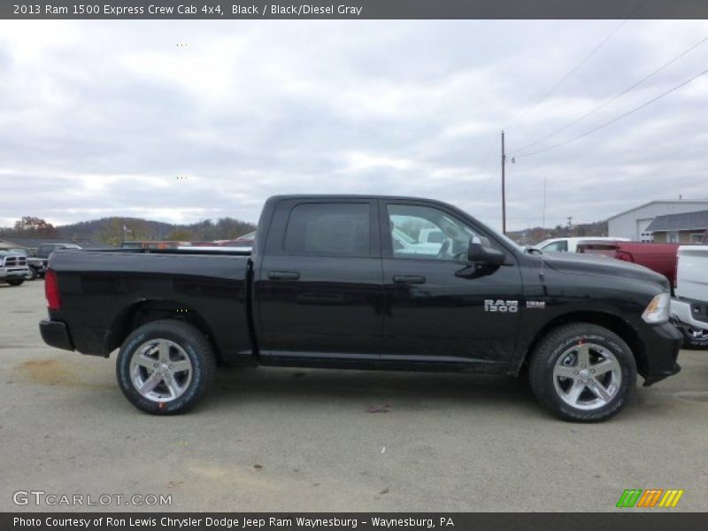 Black / Black/Diesel Gray 2013 Ram 1500 Express Crew Cab 4x4