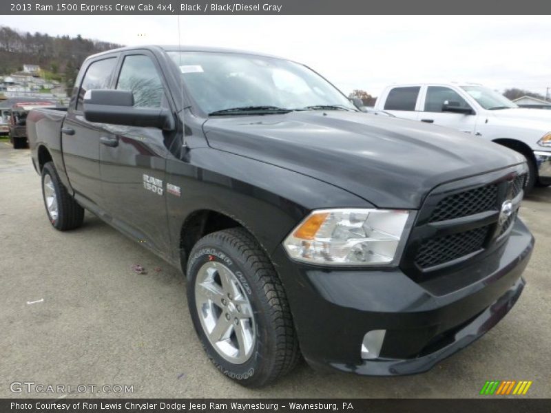 Black / Black/Diesel Gray 2013 Ram 1500 Express Crew Cab 4x4