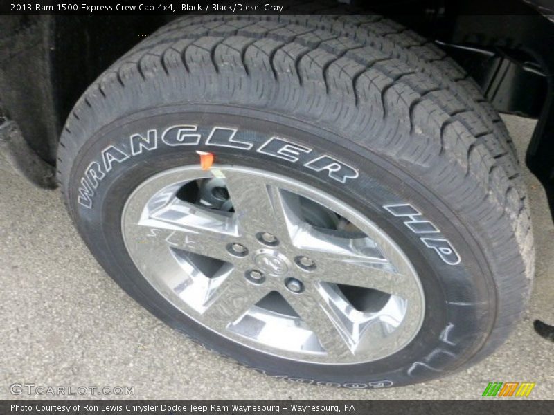 Black / Black/Diesel Gray 2013 Ram 1500 Express Crew Cab 4x4