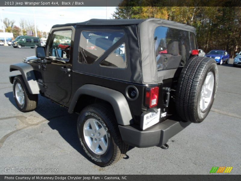 Black / Black 2013 Jeep Wrangler Sport 4x4