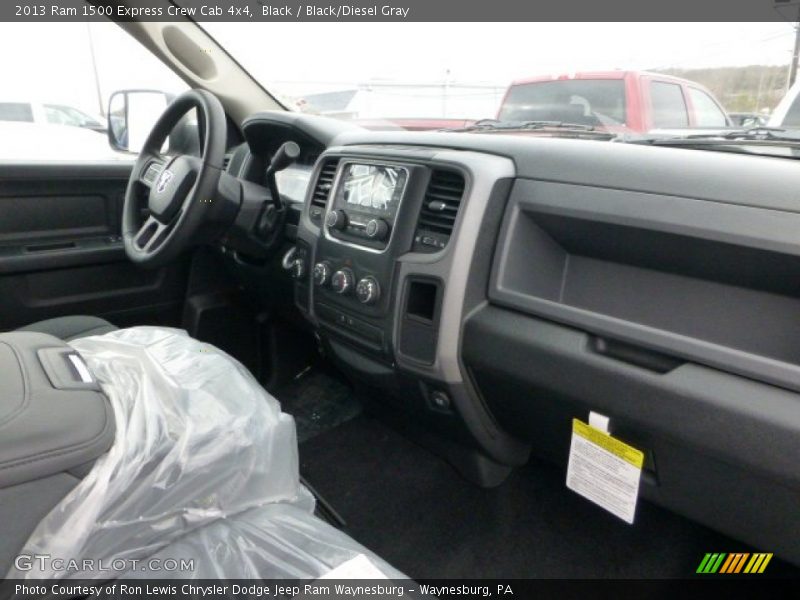 Black / Black/Diesel Gray 2013 Ram 1500 Express Crew Cab 4x4