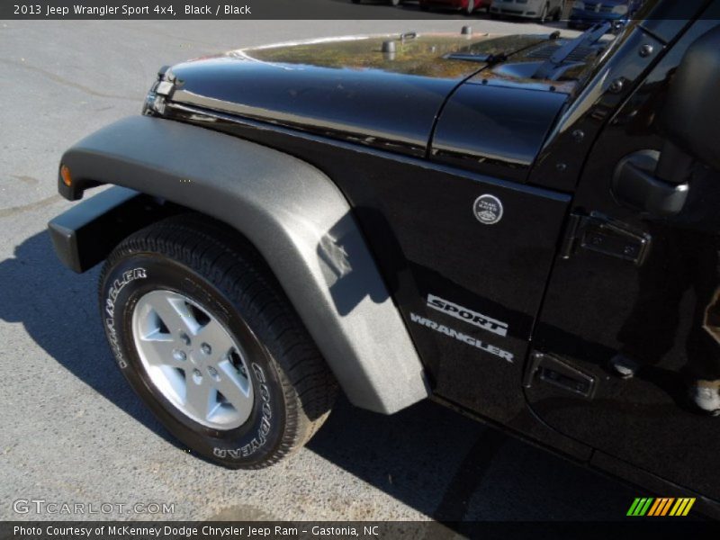 Black / Black 2013 Jeep Wrangler Sport 4x4