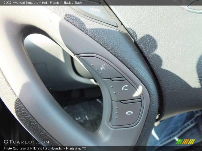 Midnight Black / Black 2012 Hyundai Sonata Limited