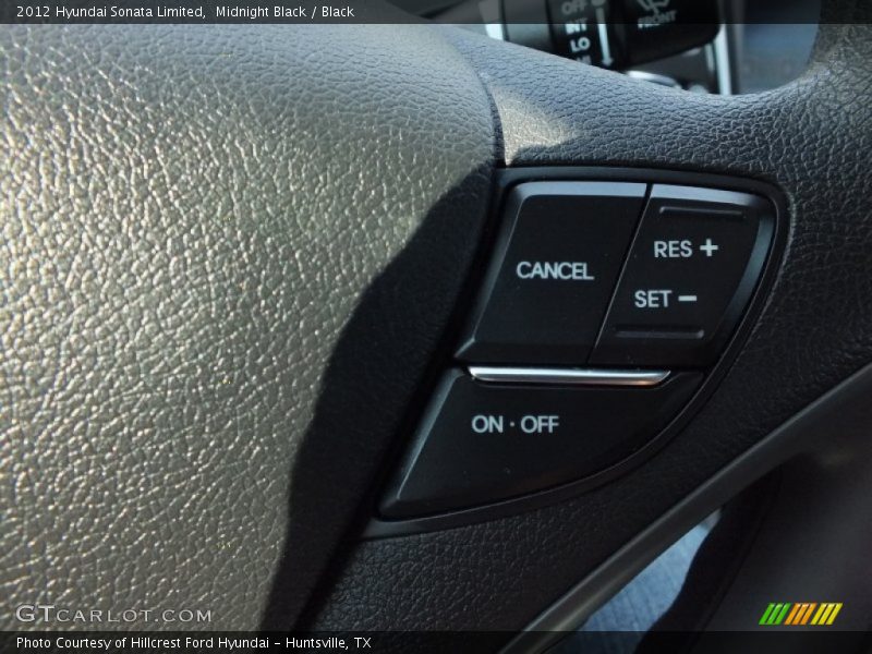 Midnight Black / Black 2012 Hyundai Sonata Limited