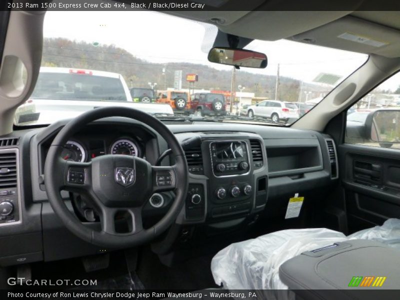 Black / Black/Diesel Gray 2013 Ram 1500 Express Crew Cab 4x4