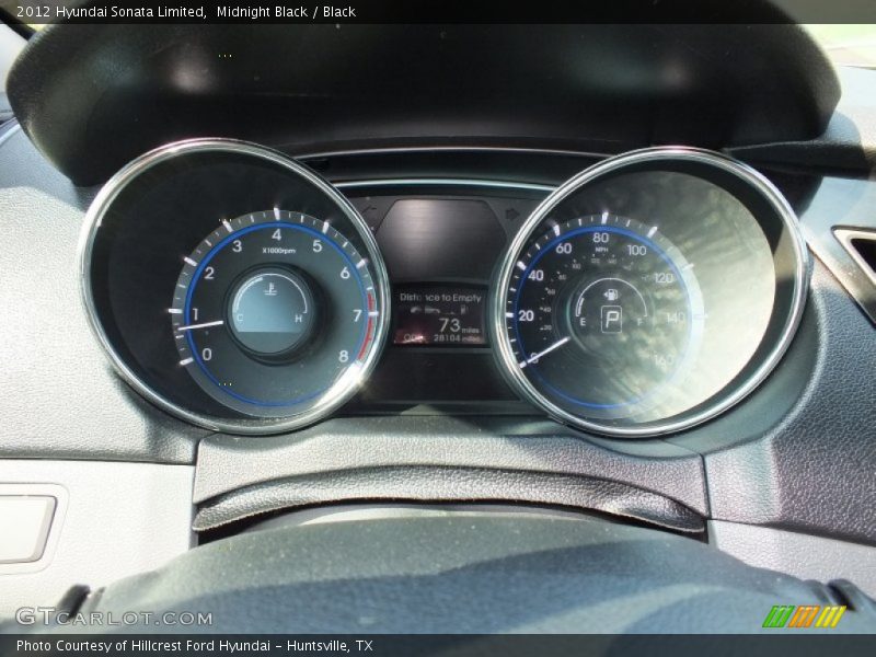 Midnight Black / Black 2012 Hyundai Sonata Limited