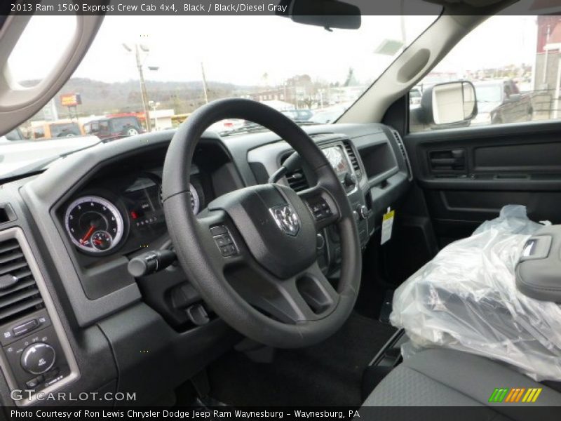 Black / Black/Diesel Gray 2013 Ram 1500 Express Crew Cab 4x4
