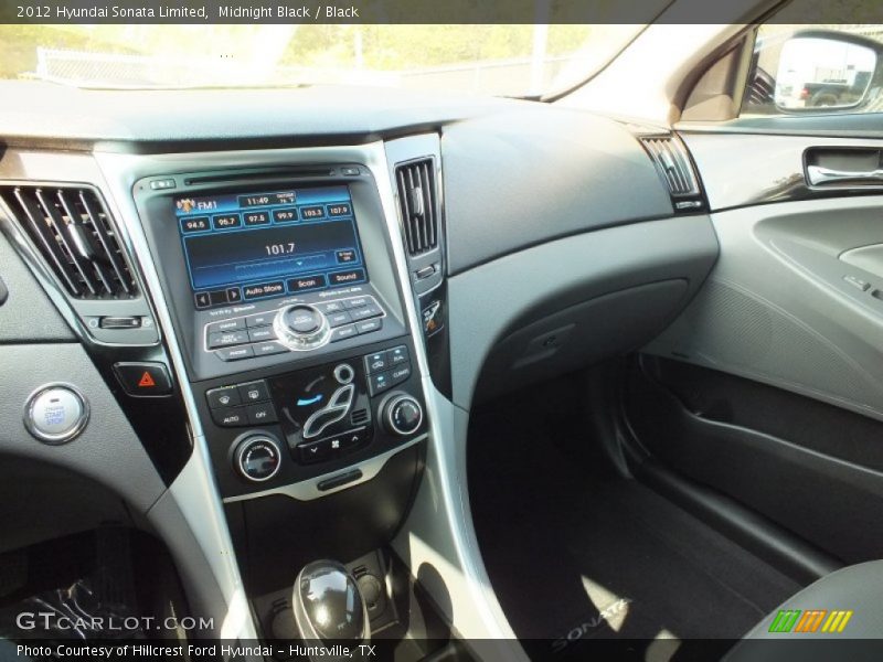 Midnight Black / Black 2012 Hyundai Sonata Limited