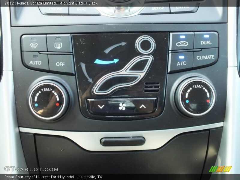 Midnight Black / Black 2012 Hyundai Sonata Limited