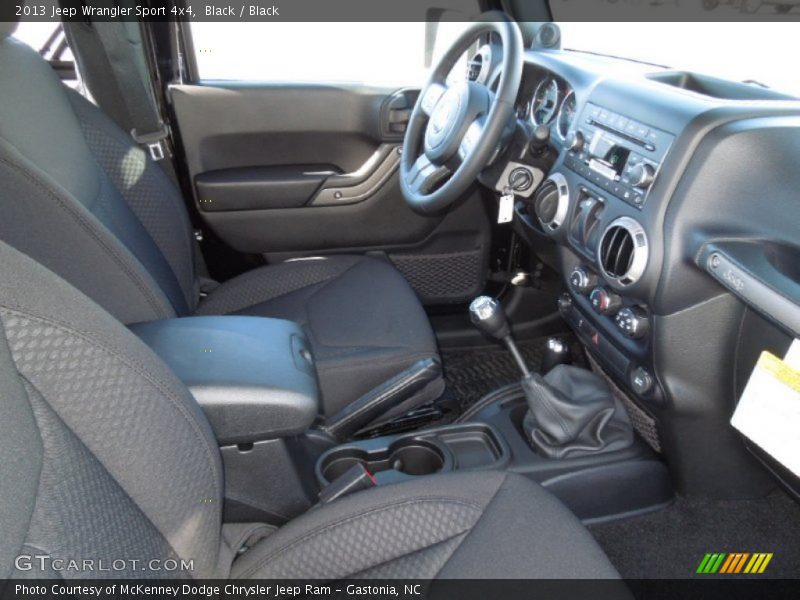 Black / Black 2013 Jeep Wrangler Sport 4x4