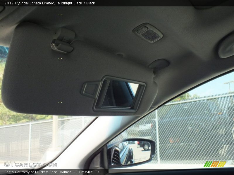 Midnight Black / Black 2012 Hyundai Sonata Limited