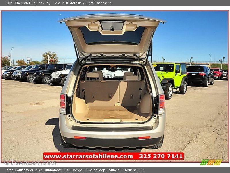 Gold Mist Metallic / Light Cashmere 2009 Chevrolet Equinox LS