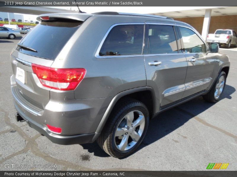 Mineral Gray Metallic / New Saddle/Black 2013 Jeep Grand Cherokee Overland
