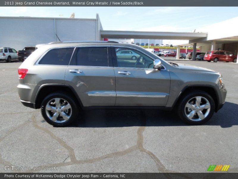Mineral Gray Metallic / New Saddle/Black 2013 Jeep Grand Cherokee Overland