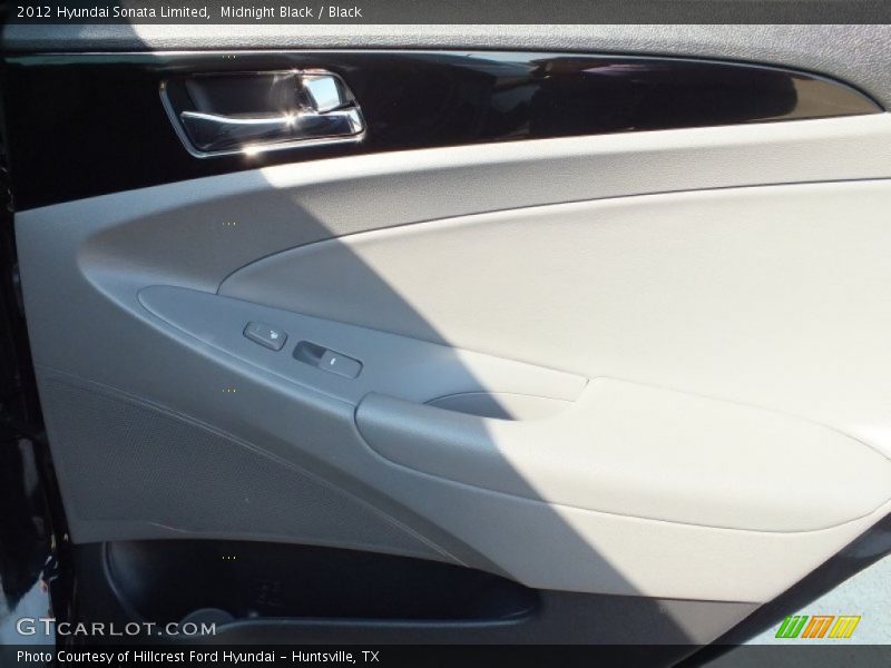 Midnight Black / Black 2012 Hyundai Sonata Limited
