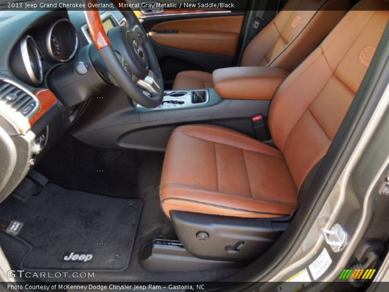 Mineral Gray Metallic / New Saddle/Black 2013 Jeep Grand Cherokee Overland
