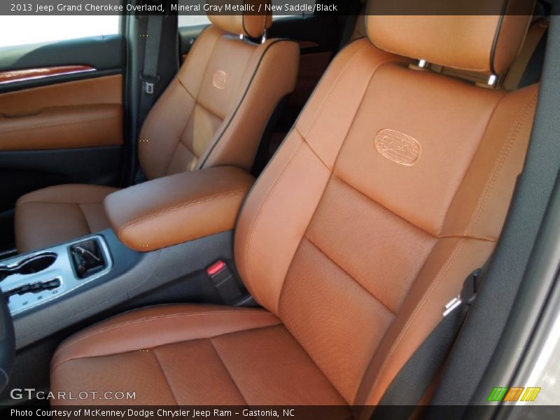 Mineral Gray Metallic / New Saddle/Black 2013 Jeep Grand Cherokee Overland