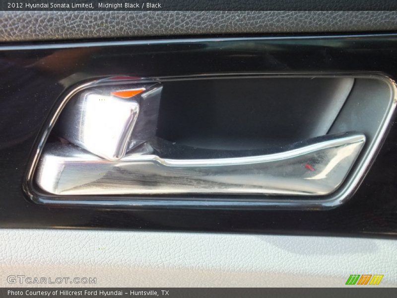 Midnight Black / Black 2012 Hyundai Sonata Limited