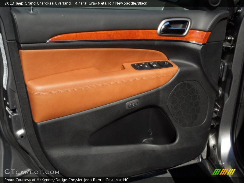Mineral Gray Metallic / New Saddle/Black 2013 Jeep Grand Cherokee Overland