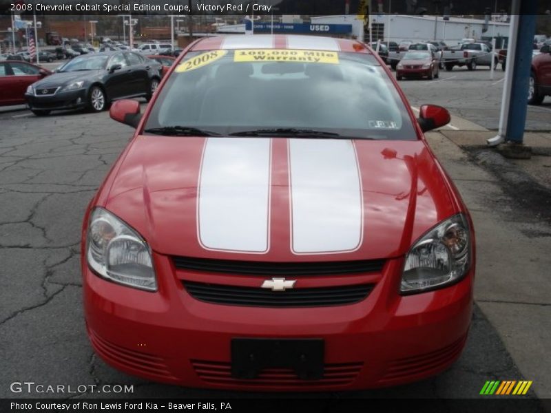 Victory Red / Gray 2008 Chevrolet Cobalt Special Edition Coupe