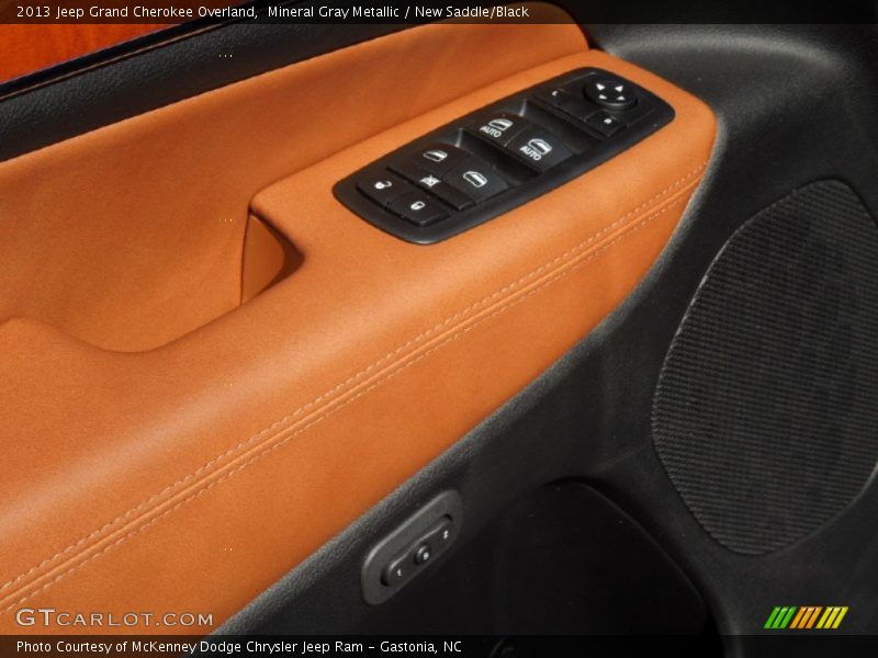 Mineral Gray Metallic / New Saddle/Black 2013 Jeep Grand Cherokee Overland