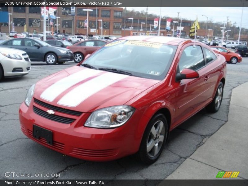 Victory Red / Gray 2008 Chevrolet Cobalt Special Edition Coupe