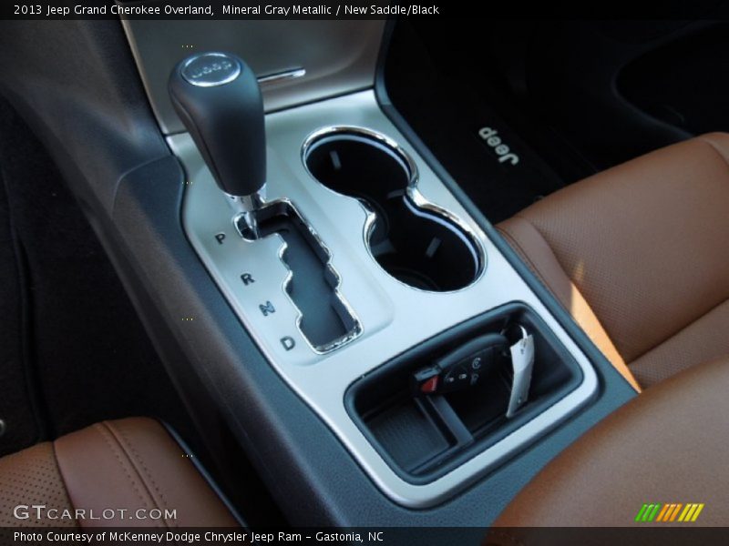 Mineral Gray Metallic / New Saddle/Black 2013 Jeep Grand Cherokee Overland