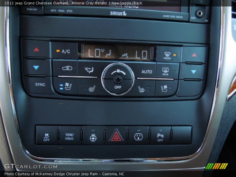 Mineral Gray Metallic / New Saddle/Black 2013 Jeep Grand Cherokee Overland
