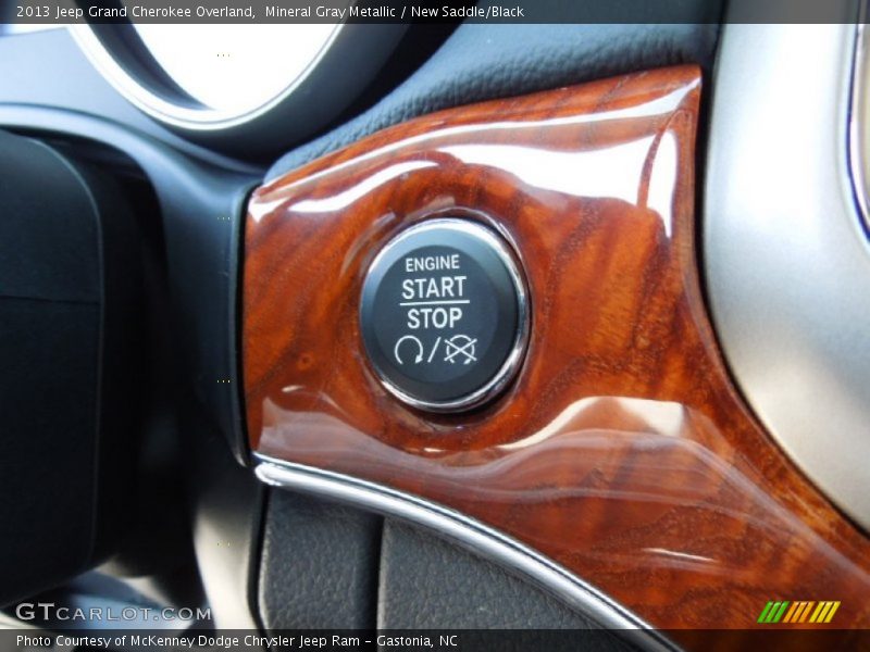 Mineral Gray Metallic / New Saddle/Black 2013 Jeep Grand Cherokee Overland