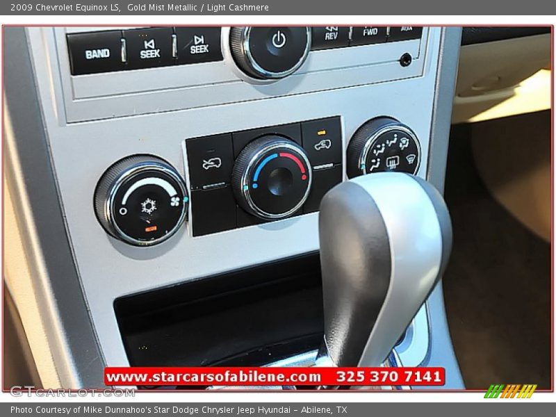 Gold Mist Metallic / Light Cashmere 2009 Chevrolet Equinox LS