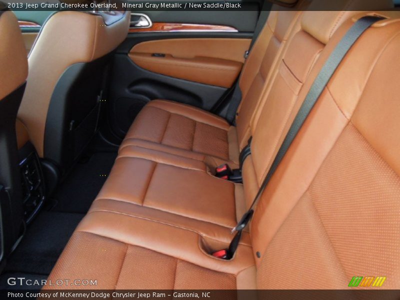 Mineral Gray Metallic / New Saddle/Black 2013 Jeep Grand Cherokee Overland