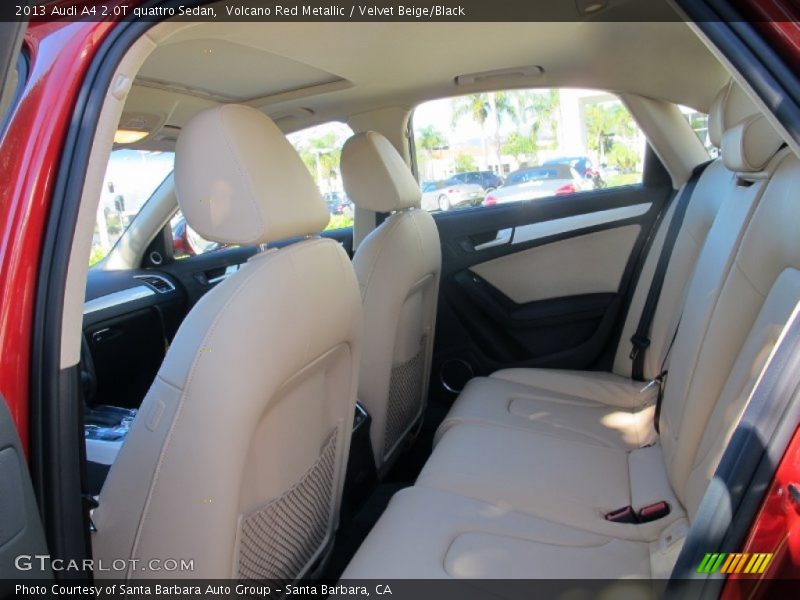 Rear Seat of 2013 A4 2.0T quattro Sedan